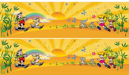 Existen 10 errores en cada una de las siguientes imágenes –  Puedes encontrarlas?